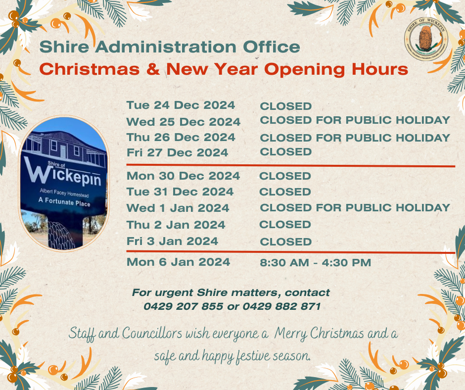 Christmas Operational Hours